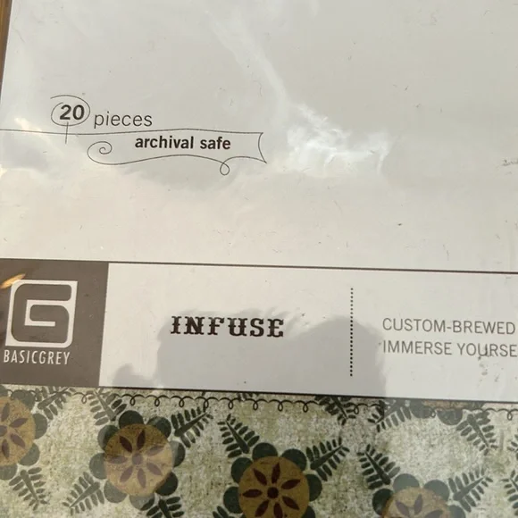 Basic Grey Scrap paper pack. INFUSE - Picture 5 of 5